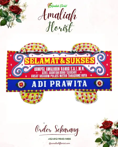 Papan Bunga Ucapan Selamat Aula H Fuad Bojonggede